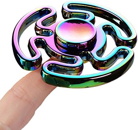 EDC Fidget Hand Spinner Tri-Spinner Metal Funny Toy for Autism ADD ADHD Kids Adult Anti Stress (XMY)