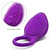 Full Silicone Vibrating Cock Ring – Waterproof Rechargeable Penis Ring Vibrator – Sex Toy for Male or Couples T-Shirt, Sunglassesthumb 2