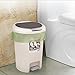HOMMP 2.6 Gallon Trash Bags, Colored, 120 Counts/ 6 Rolls