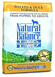 Natural Balance L.I.D. Limited Ingredient Diets Potato & Duck Formula Dry Dog Food, 26-Pound