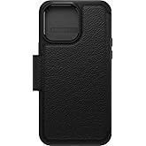 OTTERBOX Apple iPhone 14 Pro Max Strada Series Case - Shadow Black (77-88571), Military standard (MIL-STD-810G 516.6)