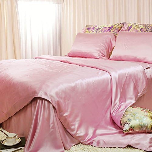 pure silk bed sheet/Thicken seamless silk bed cover -H 140x200cm(55x79inch)