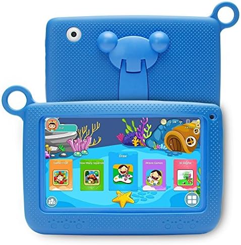 LLLtrade 7 inch Kids Education Tablets Android 5.1 8GB, Kids Software Pre-Installed, Premium Parent Control, Educational Game Apps,Wifi,Bluetooth (Blue)