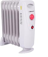 Belaco 800W Mini Oil Filled Radiator Portable 7 Fin Electric Heater Quiet view 9
