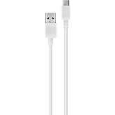 Samsung EP-DN930CWEGUS USB-C to USB-A Sync and Transfer Cable, 1 Meter, Retail Packaging, White