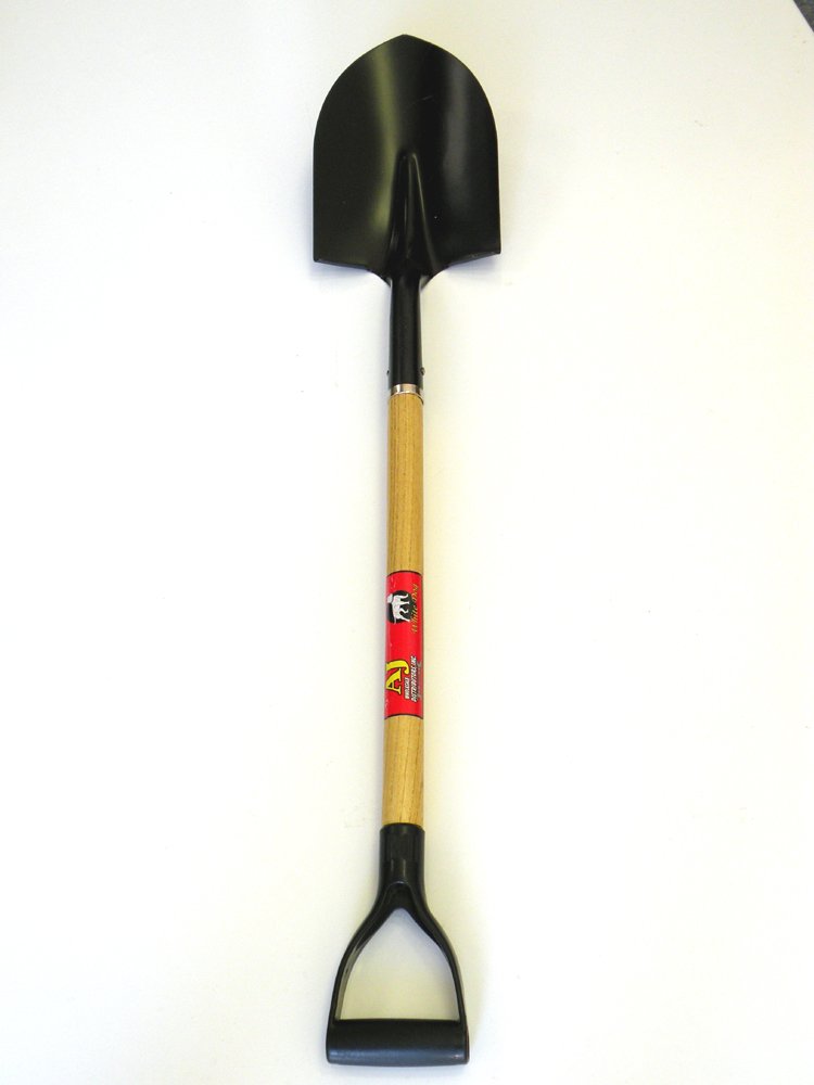 Professional LongHandle Digging Shovel, Heavy Duty Long Size Hardwood