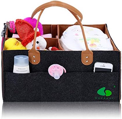 Gaodear Baby Diaper Caddy Organizer (Portable) Cute Travel Tote for Girls and Boys | Nursery Storage Bin and Changing Station | Newborns, Infants, Toddlers