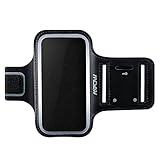 MPOW Sport Armband for iPhone 6 6S, Running SweatProof Armbands Case with Additional Adjustable-Length Extention Band and Key Pocket for Gym Biking Jogging Running Walking Newer Version(Black)