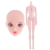 Prettyia Flexible 1/6 Female Nude Body with Large