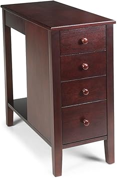 Amazon Com Levenger No Room For A Table With Drawers Dark Cherry