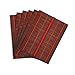 Benson Mills Troubador Bamboo Placemat, Terracotta, Set of 6