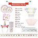 Clearance Sale ! Party Supplier Serves 16, Birthday Decoration Kits for Girls | Headband | Napkins | Plates | Cups | Straws | Table Cloth | Utensils | Happy Birthday Banner by Alyoen