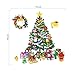 2 Style DIY Christmas Window Stickers Decorations- Merry Xmas Tree- Show Shop Glass Door Home Wall Art Decals - X Large (Christmas Tree)