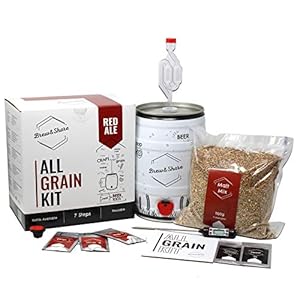Brew&Share | Red Ale Beer Making Kit | Slechts 2 weken | Mouten brouwen. Keg Fermentatie