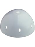 Fibre-Metal Hard Hat SC01 Protective Shell Insert for Baseball Cap, White
