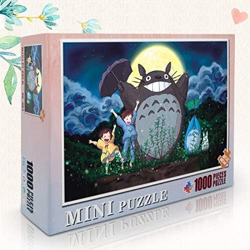 Skwenp Jigsaw Puzzle 1000 Piece Tonari No Totoro Jigsaw Puzzles Wooden For Adults 1000 Piece Is The Best Gift For Friends And Family Boxed Puzzle
