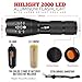 HIILIGHT LED Flashlight Torch 2000 CREE XM-L T6 Zoomable