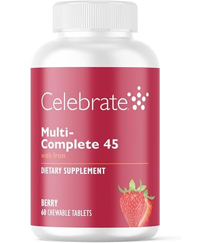 Amazon.com: Celebrate Vitamins Multi-Complete, 60mg Iron – Daily