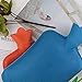 WTSHOP 2 pack Premium Simple Rubber 2L Hot Water Bag(an orange one and a blue one),Great for Pain Relief,Hot and Cold Therapy,Natural Rubber BPA FREE-Durable Hot Water Bottle
