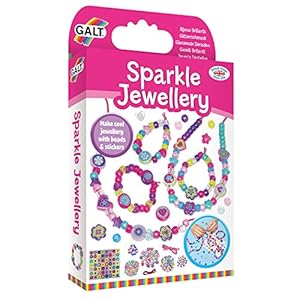 Galt-Toys-Sparkle-Jewellery-Craft-Kit-for-Kids-Ages-5-Years-Plus Galt Toys, Sparkle Jewellery, Craft Kit for Kids, Ages 5 Years Plus