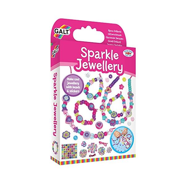 Galt Toys, Sparkle Jewellery, Craft Kit for Kids, Ages 5 Years Plus