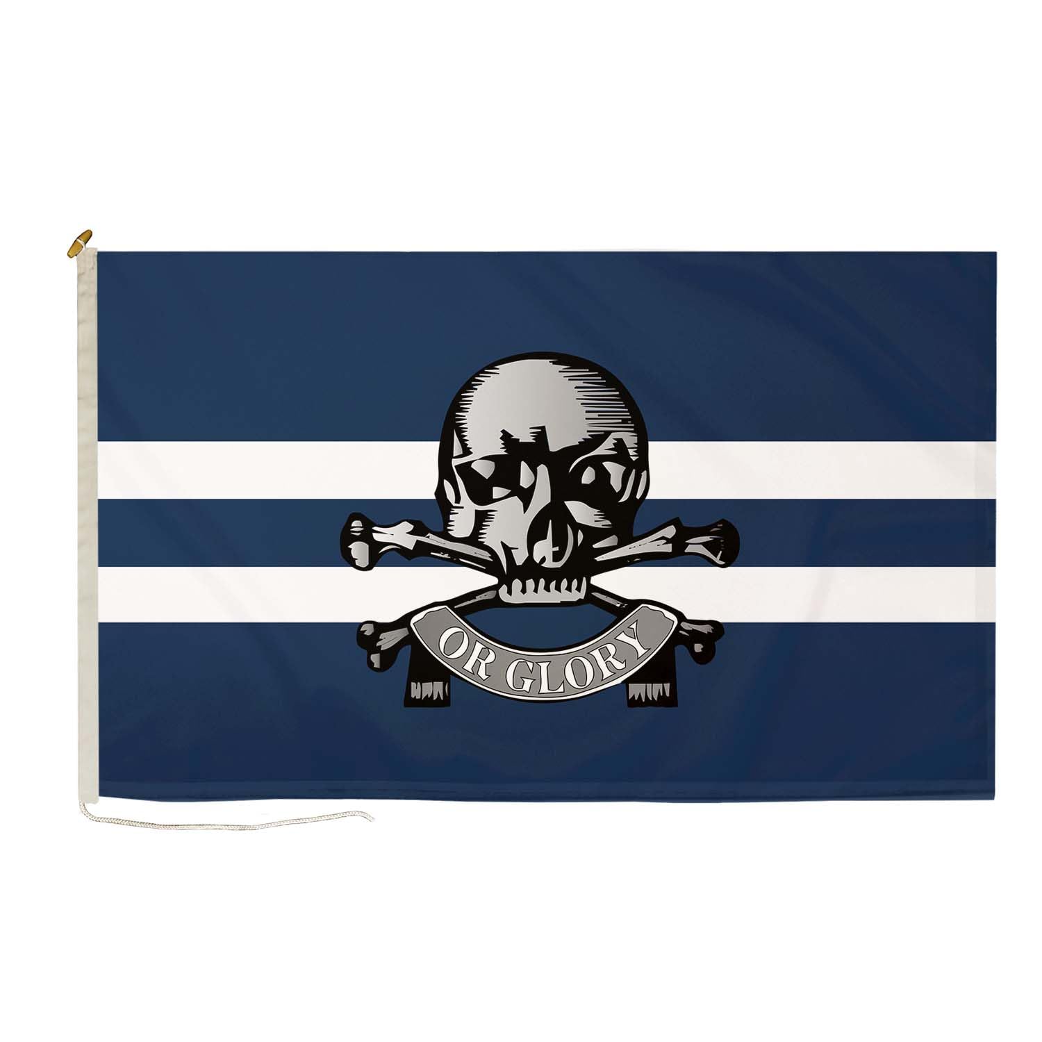 DuraFlag 17th 21st Lancers Style B Regimental Flag Premium Quality Knitted Polyester with Rope and Toggle British Army Cavalry Heritage Display Flag 3ft x 2ft