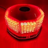 Wecade NEW Bright 240 LED Truck Vehicle Car Roof Top Flash Strobe Emergency Warning Hazard Warning Light (Red)