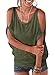 Army Green Summer T Shirt Women Short Sleeve Cold Shoulder Loose Fit Pullover Casual Top