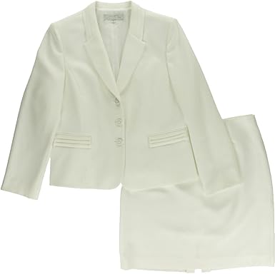 amazon white skirt suit
