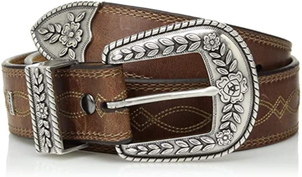 ARIAT Women's Fatbaby Center Stitch Belt: Clothing