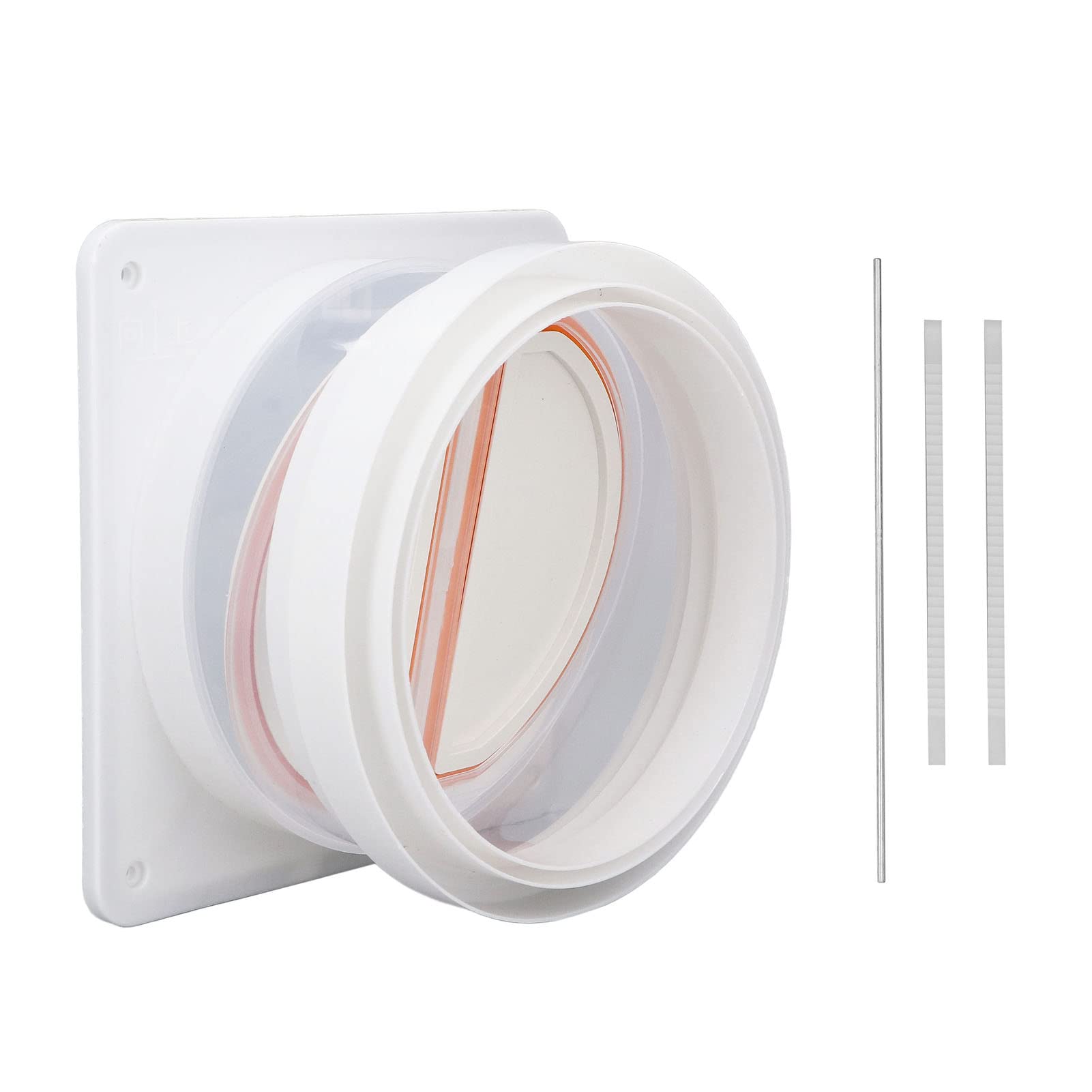 Kitchen Range Hoods Check Valve Single Way Leakage Proof Odor Control Pipe Air Outlet Valve Air Outlet System