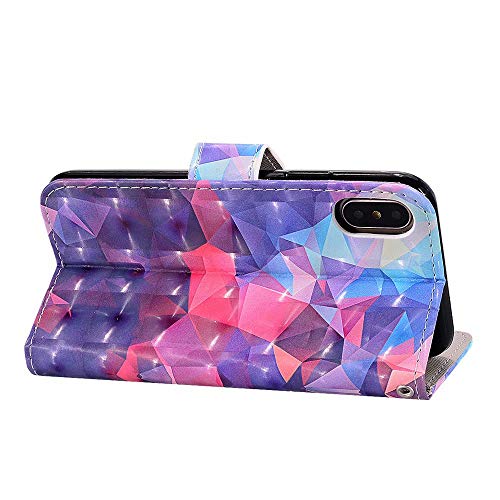 Ttimao Hoesje voor iphone X/XS Flip PU Lederen Portemonnee 3D-Patroon Etui Hoezen+1*Screen Protector met Magnetische… - Image 5