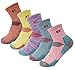 SEOULSTORY7 5Pack Women's Mid Cushion Low Cut Hiking/Camping/Performance Socks 5Pair Assortment Color Small