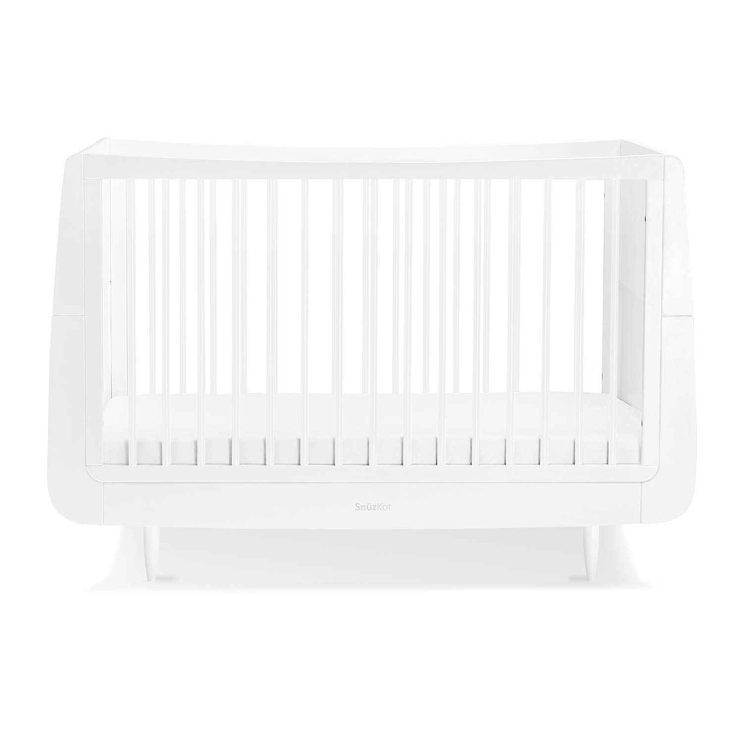 SnuzKot Skandi Convertible Nursery Cot Bed - White