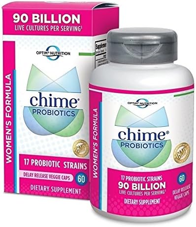 Hi-Health Chime Probiotic for Women, 90 Billion with Prebiotic, Guaranteed Potency, 17 Strains, 60 Capsules