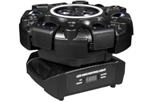 150W 4 in Moving Beam Strobe Effect Light with Remote Control DMX512 Stage DJ Disco Party