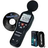Data Logging Function Sound Level Decibel Meter with Backlight Display High Accuracy Measuring 30dB~130dB Instrument Compact Professional (with CD software)