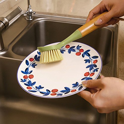 Kitchen Sponge Holder with Dish Brush- Sink Caddy Stainless Steel Soap Organizer Tray, Dishwashing Liquid Drainer Utensil Holder