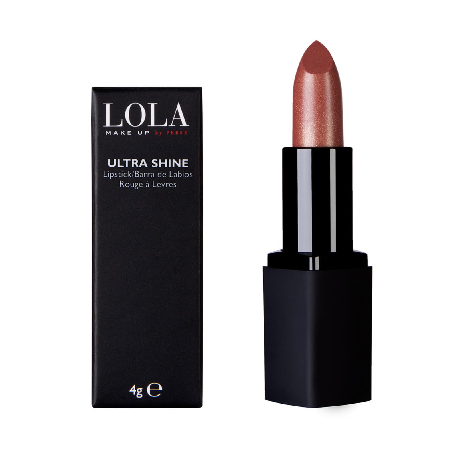 Lola Make Up by Perse Ultra Shine Lipstick – High-Shine Lipcolor With Moisturizing Creamy Formula, Infused With Vitamins A, C & E, Vegan Formula – 026-Gold Lace