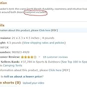 Amazon.com Marmot Crane Creek 2 - Person Ultra Lightweight 