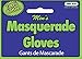 Rubie's Costume Co Men's Black Cotton Gloves Accessory, One Size, Multicolor