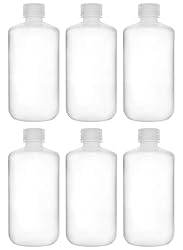 EISCO 6PK Reagent Bottles, 250ml - Narrow Mouth
