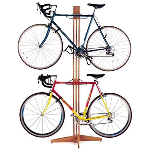 gearup OakRak Freestand Storage Rack, Golden Pecan