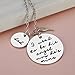 Udobuy®Memorial necklace - I Used To Be His Angel Now He's Mine Dad Angel Wing Hand Stamped Dad Necklace for Memorial Gift Sympathy Gift