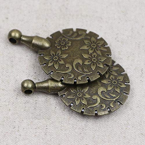Zerama Durable Metal Sewing Thread Yarn Cutter Pendant Round Shape Antique Bronze Craft DIY Tool Home Quilting Sewing