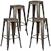 Poly and Bark Trattoria Bar Stool in Bronze (Set of 4)