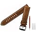 Ritche Leather strap Replacement Watch Bands Straps 22mm-Brown