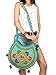 Tribe Azure Women Hippie Sling Handmade Crossbody Bag Boho Chic Patchwork Embroidered Shoulder Large Purse Gypsy Blue