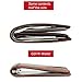 RFID Blocking Bifold Slim Genuine Leather Thin Minimalist Front Pocket Wallets for Men Money Clip (Coffee)