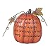 Holiday Designs Inspirational Fall Small Pumpkin Trio - Set of 3 - Thanksgiving Decoration or Table Centerpiece Decor